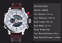 RELOJ MARCA NORTH, MODELO 6015