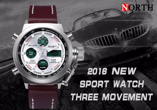 RELOJ MARCA NORTH, MODELO 6022-1