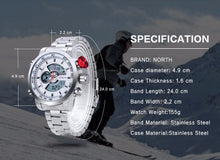 RELOJ MARCA NORTH, MODELO 6015