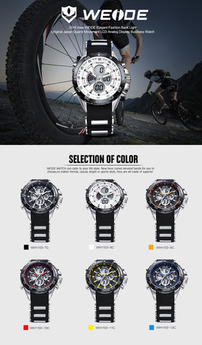 Reloj WEIDE analogo y digital WH1103