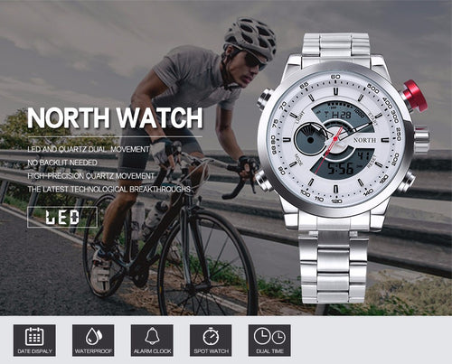 RELOJ MARCA NORTH, MODELO 6015